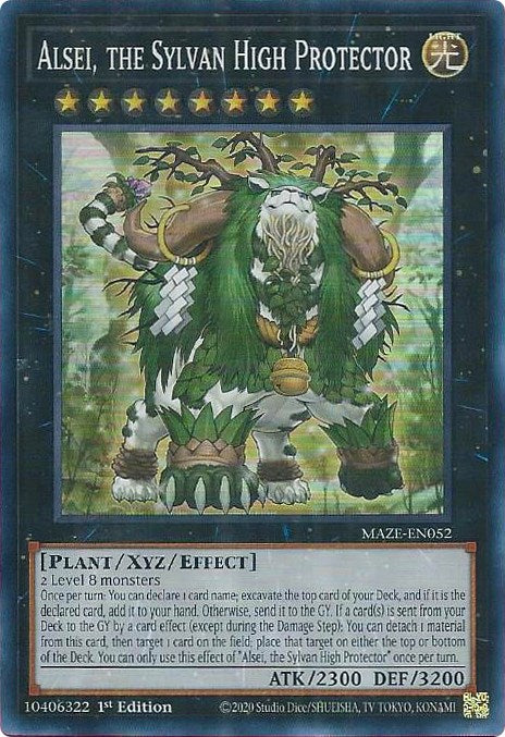 Alsei, the Sylvan High Protector [MAZE-EN052] Super Rare | Nerdhalla Games