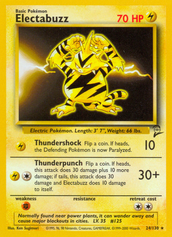 Electabuzz (24/130) [Base Set 2] | Nerdhalla Games