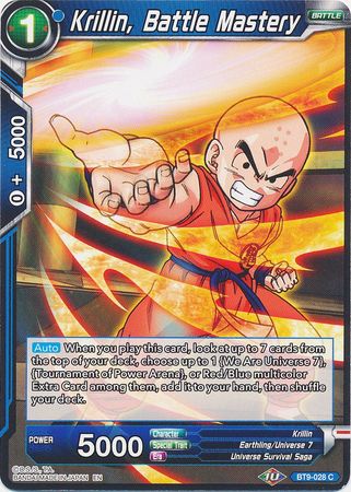 Krillin, Battle Mastery [BT9-028] | Nerdhalla Games