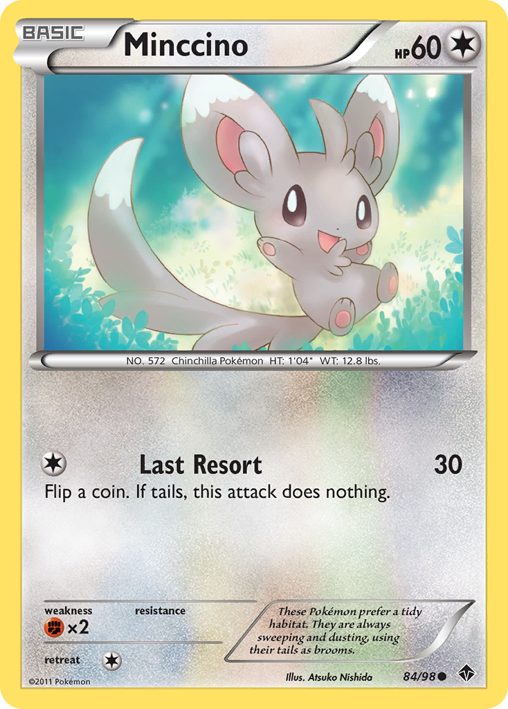 Minccino (84/98) [Black & White: Emerging Powers] | Nerdhalla Games