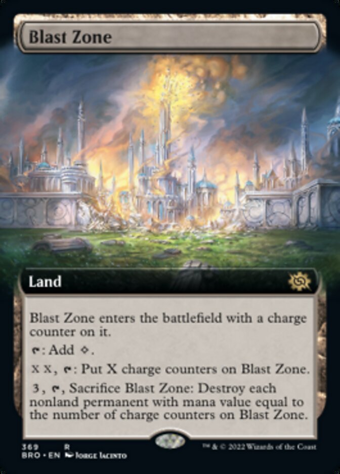 Blast Zone (Extended Art) [The Brothers' War] | Nerdhalla Games