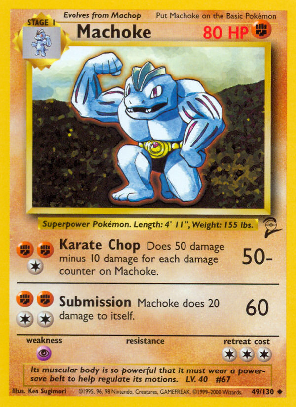 Machoke (49/130) [Base Set 2] | Nerdhalla Games