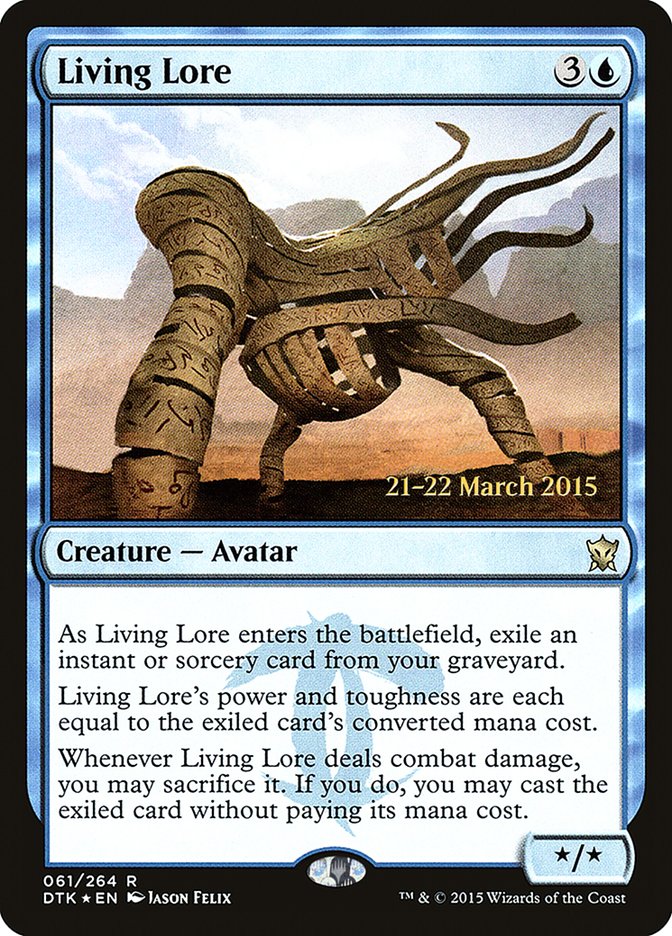 Living Lore  [Dragons of Tarkir Prerelease Promos] | Nerdhalla Games