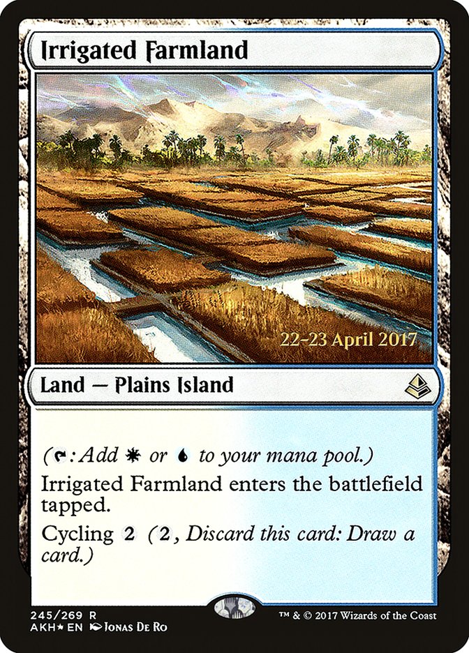 Irrigated Farmland  [Amonkhet Prerelease Promos] | Nerdhalla Games