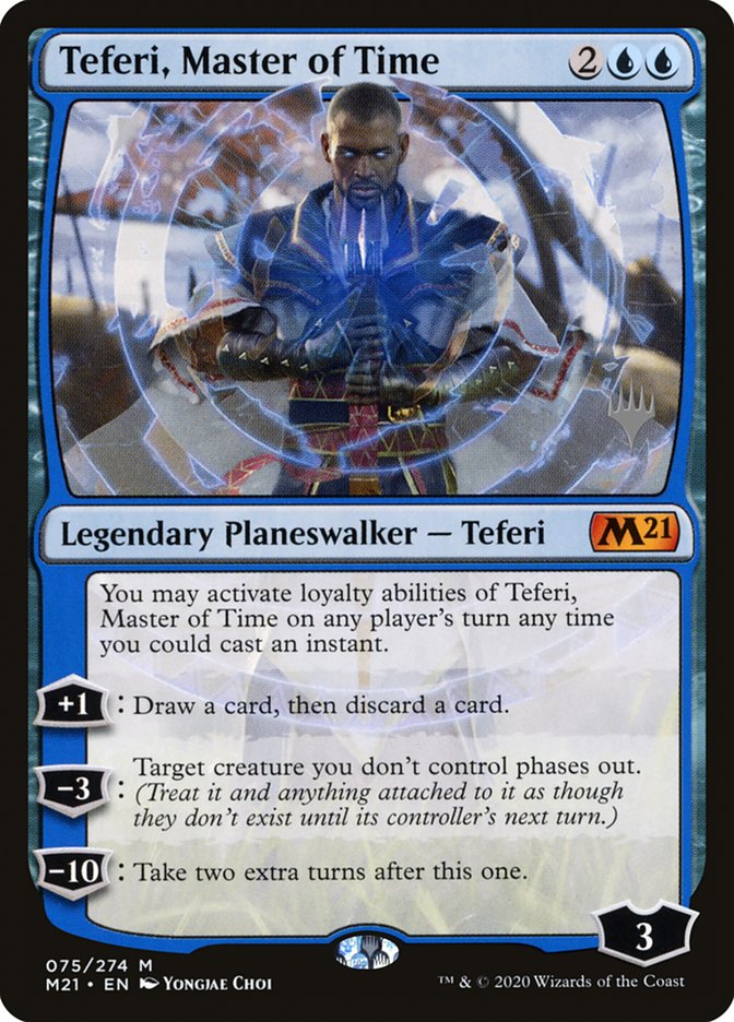 Teferi, Master of Time (Promo Pack) [Core Set 2021 Promos] | Nerdhalla Games