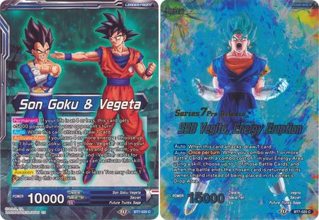 Son Goku & Vegeta // SSB Vegito, Energy Eruption [BT7-025_PR] | Nerdhalla Games