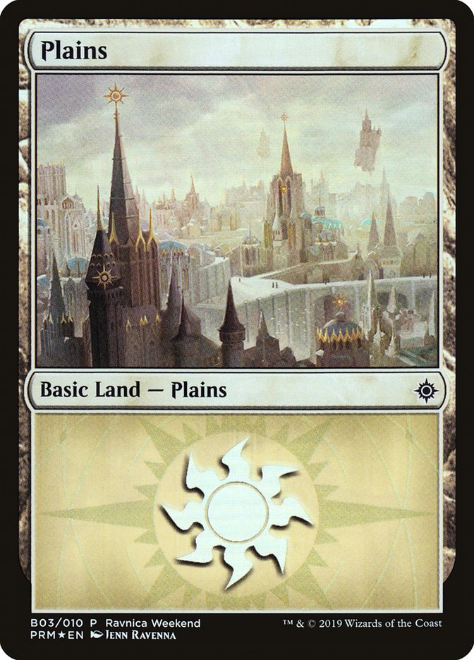 Plains (B03) [Ravnica Allegiance Guild Kit] | Nerdhalla Games