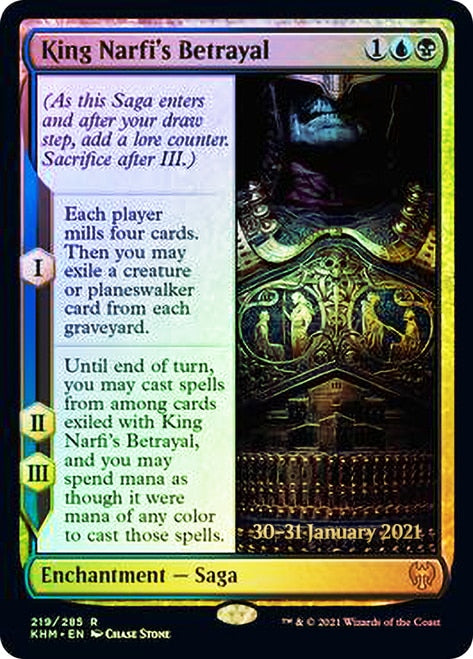 King Narfi's Betrayal [Kaldheim Prerelease Promos] | Nerdhalla Games