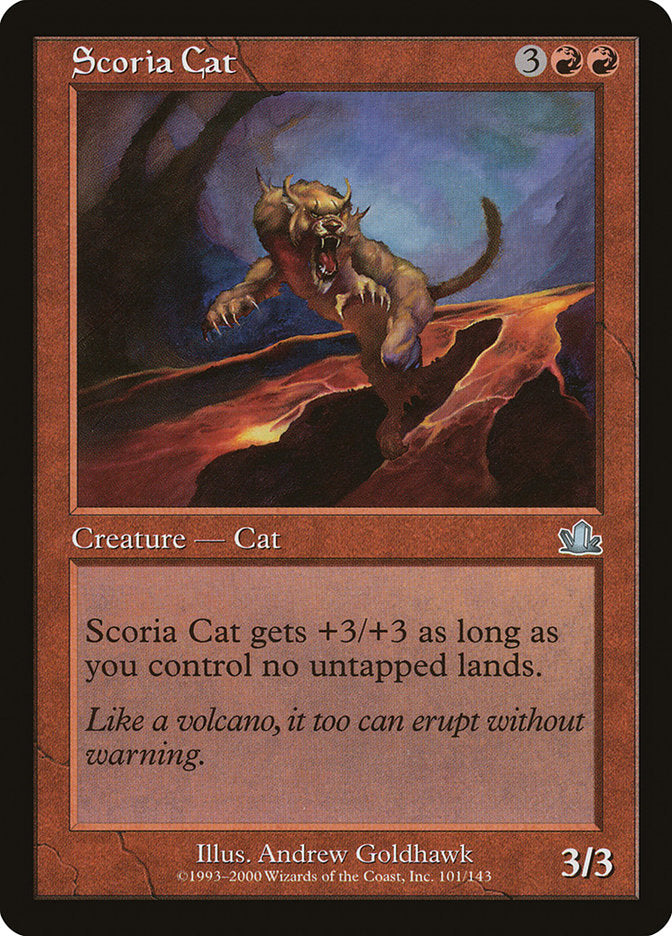 Scoria Cat [Prophecy] | Nerdhalla Games