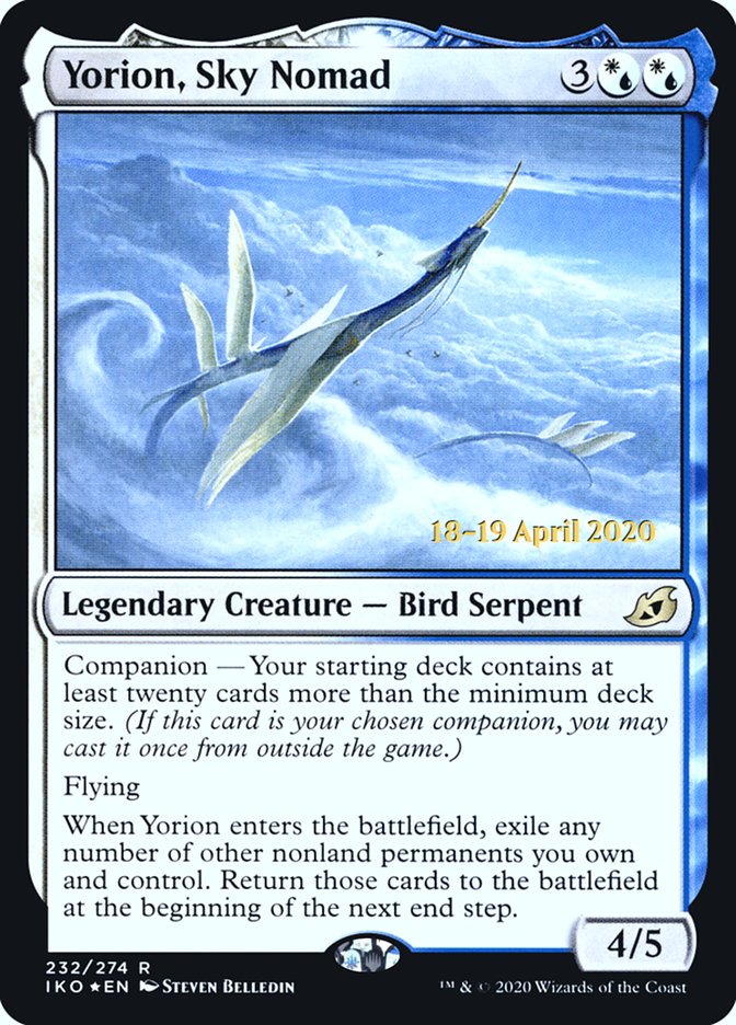 Yorion, Sky Nomad  [Ikoria: Lair of Behemoths Prerelease Promos] | Nerdhalla Games