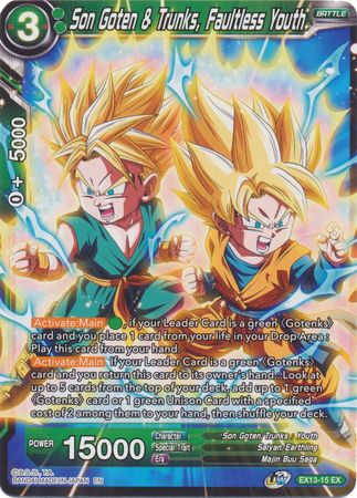 Son Goten & Trunks, Faultless Youth [EX13-15] | Nerdhalla Games