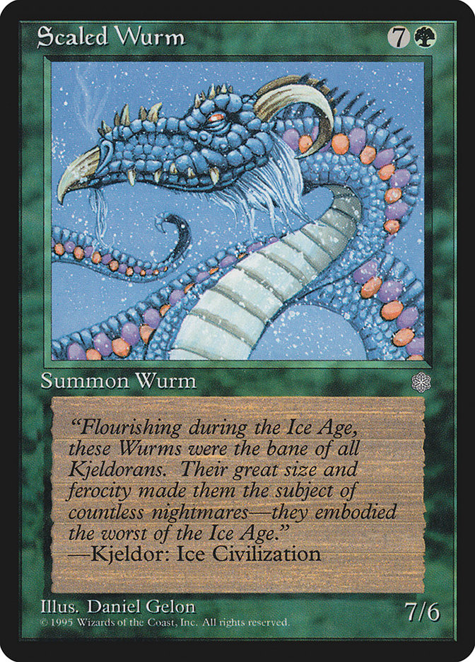 Scaled Wurm [Ice Age] | Nerdhalla Games