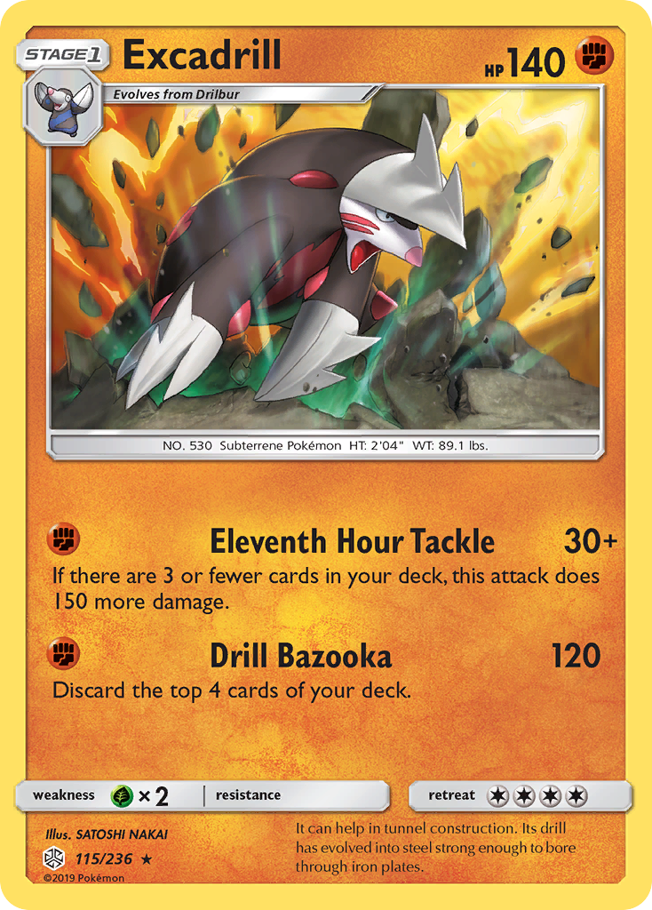 Excadrill (115/236) [Sun & Moon: Cosmic Eclipse] | Nerdhalla Games