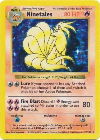 Ninetales (12/102) [Base Set Shadowless Unlimited] | Nerdhalla Games