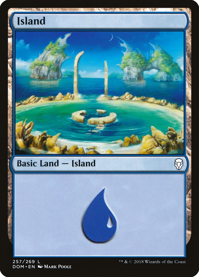 Island (257) [Dominaria] | Nerdhalla Games