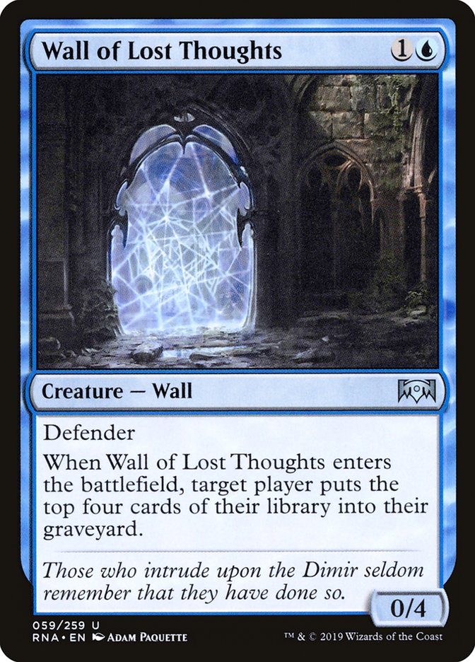 Wall of Lost Thoughts [Ravnica Allegiance] | Nerdhalla Games