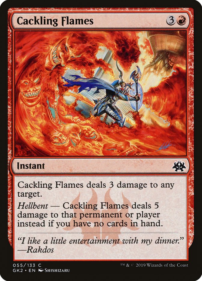 Cackling Flames [Ravnica Allegiance Guild Kit] | Nerdhalla Games