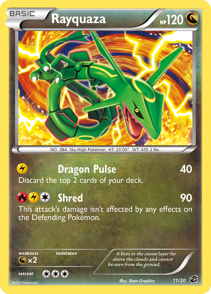 Rayquaza (11/20) [Black & White: Dragon Vault] | Nerdhalla Games