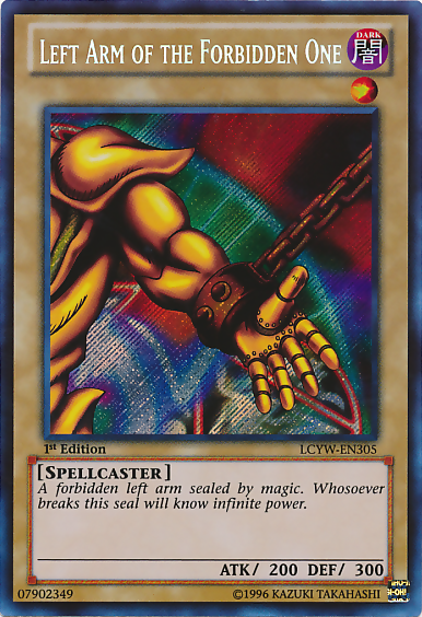 Left Arm of the Forbidden One [LCYW-EN305] Secret Rare | Nerdhalla Games