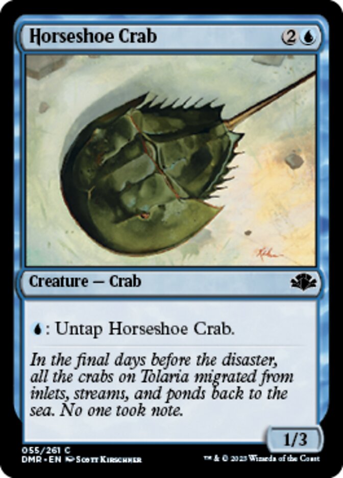 Horseshoe Crab [Dominaria Remastered] | Nerdhalla Games