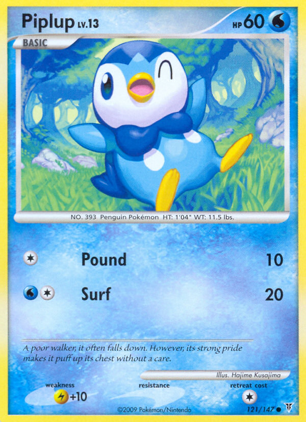 Piplup (121/147) [Platinum: Supreme Victors] | Nerdhalla Games