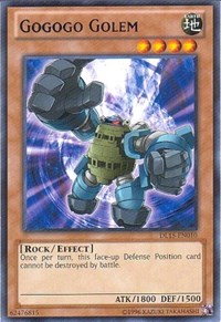 Gogogo Golem (Blue) [DL15-EN010] Rare | Nerdhalla Games