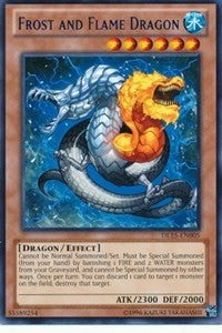 Frost and Flame Dragon (Blue) [DL15-EN005] Rare | Nerdhalla Games