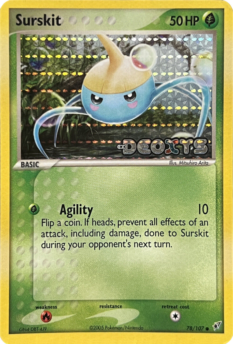 Surskit (78/107) (Stamped) [EX: Deoxys] | Nerdhalla Games