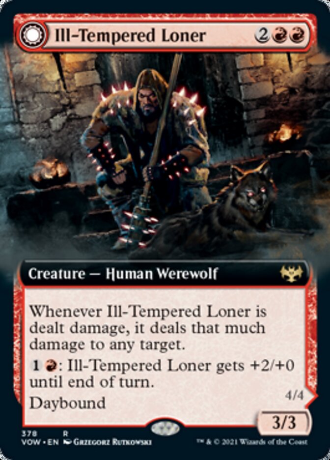 Ill-Tempered Loner // Howlpack Avenger (Extended) [Innistrad: Crimson Vow] | Nerdhalla Games