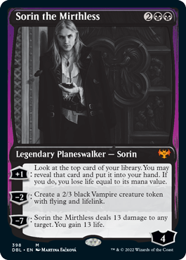 Sorin the Mirthless [Innistrad: Double Feature] | Nerdhalla Games