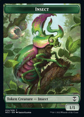 Ogre // Insect Double-sided Token [Streets of New Capenna Commander Tokens] | Nerdhalla Games