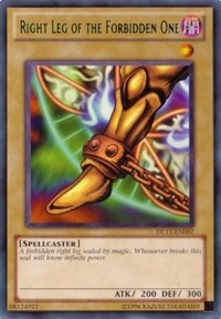 Right Leg of the Forbidden One (Blue) [DL11-EN002] Rare | Nerdhalla Games