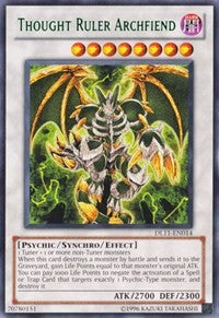 Thought Ruler Archfiend (Green) [DL11-EN014] Rare | Nerdhalla Games