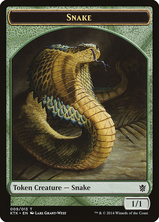 Snake [Khans of Tarkir Tokens] | Nerdhalla Games