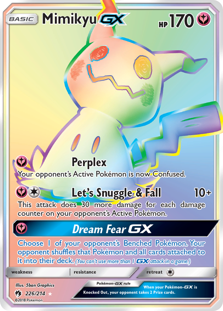 Mimikyu GX (226/214) [Sun & Moon: Lost Thunder] | Nerdhalla Games