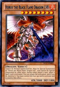 Horus the Black Flame Dragon LV8 (Blue) [DL17-EN002] Rare | Nerdhalla Games