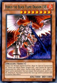 Horus the Black Flame Dragon LV8 (Green) [DL17-EN002] Rare | Nerdhalla Games