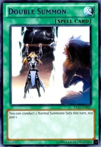 Double Summon (Blue) [DL17-EN017] Rare | Nerdhalla Games