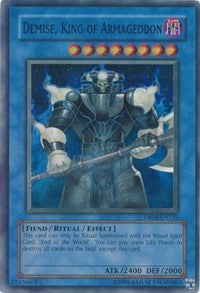 Demise, King of Armageddon [DR04-EN155] Super Rare | Nerdhalla Games