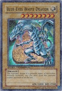 Blue-Eyes White Dragon [DTP1-EN001] Super Rare | Nerdhalla Games