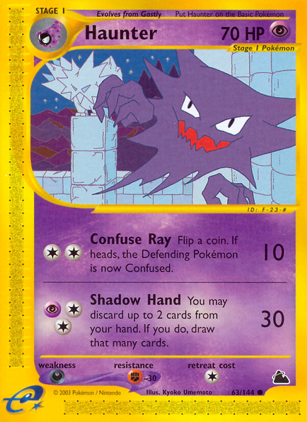 Haunter (63/144) [Skyridge] | Nerdhalla Games