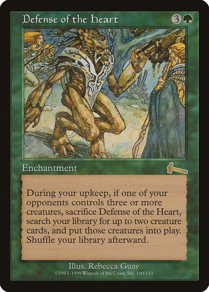 Defense of the Heart [Urza's Legacy] | Nerdhalla Games