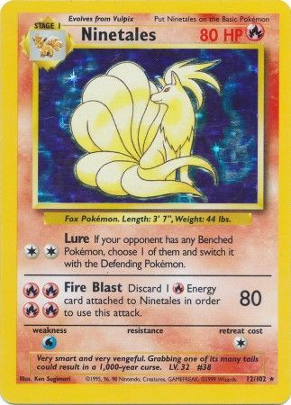 Ninetales (12/102) [Base Set Unlimited] | Nerdhalla Games