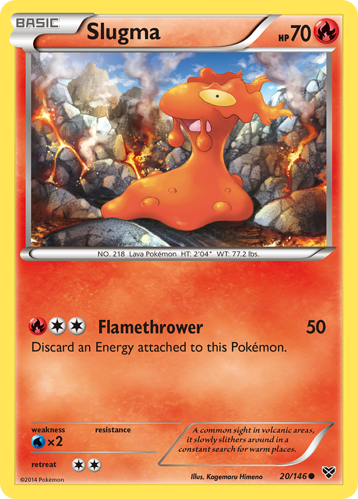 Slugma (20/146) [XY: Base Set] | Nerdhalla Games