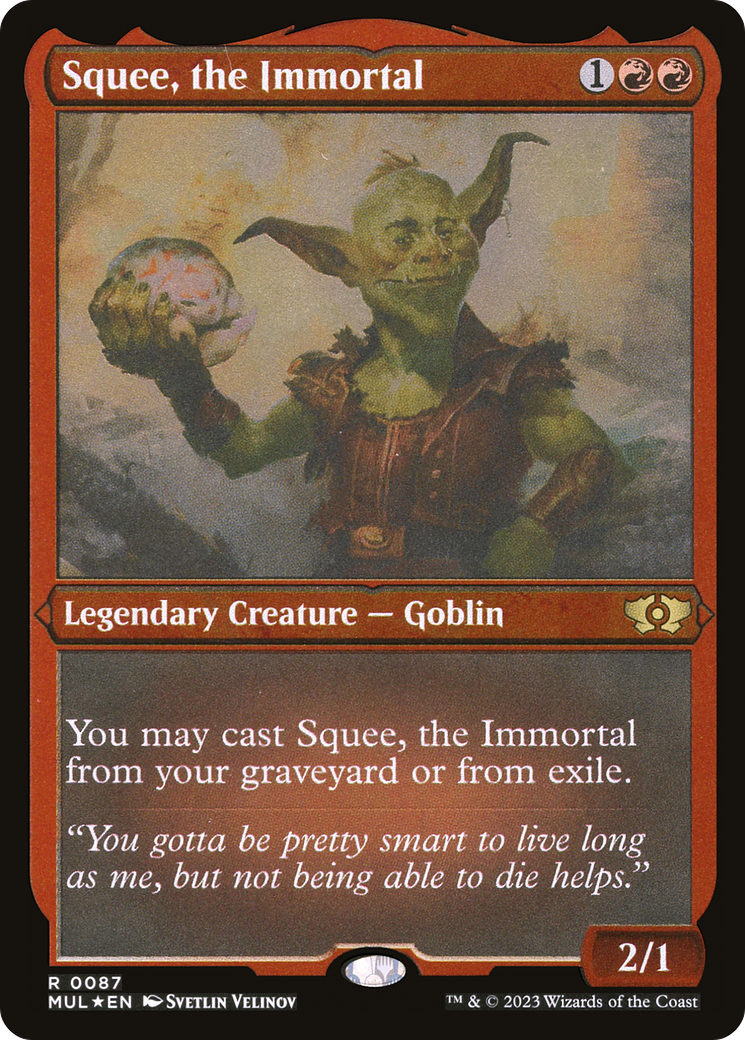 Squee, the Immortal (Foil Etched) [Multiverse Legends] | Nerdhalla Games