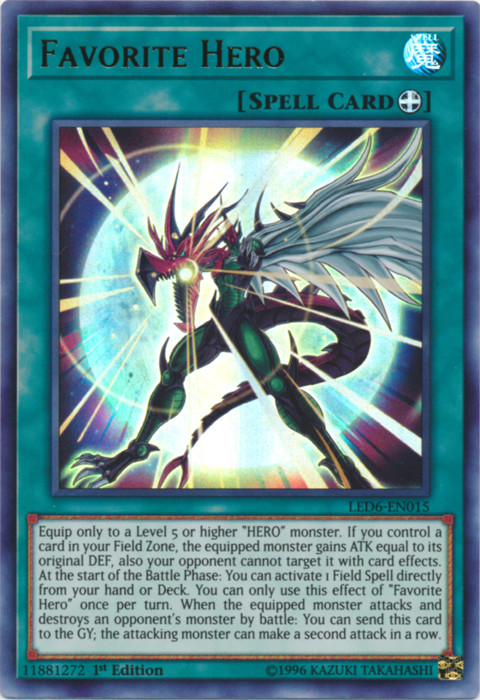 Favorite Hero [LED6-EN015] Ultra Rare | Nerdhalla Games