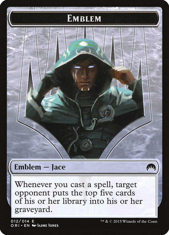 Jace, Telepath Unbound Emblem [Magic Origins Tokens] | Nerdhalla Games