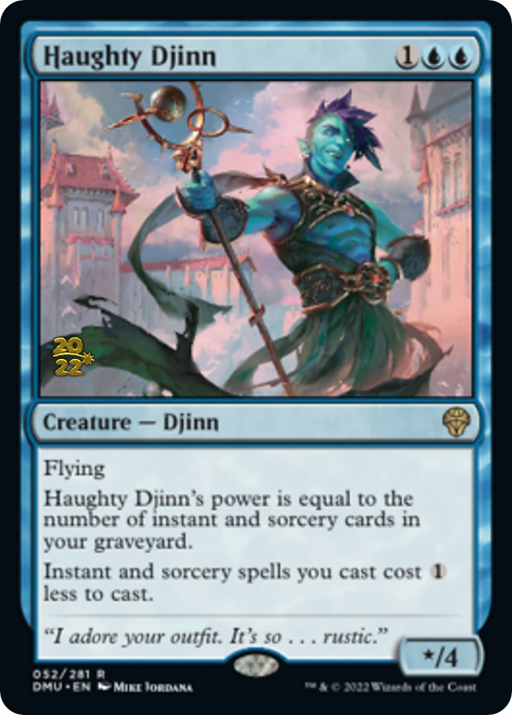 Haughty Djinn [Dominaria United Prerelease Promos] | Nerdhalla Games