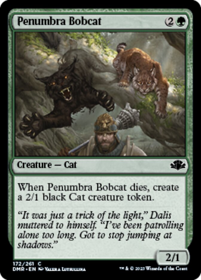 Penumbra Bobcat [Dominaria Remastered] | Nerdhalla Games