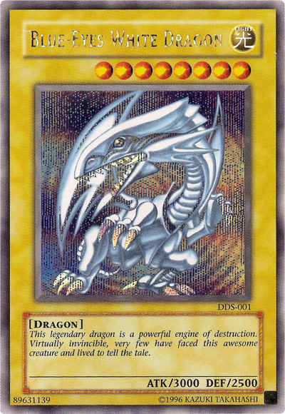 Blue-Eyes White Dragon (Dark Duel Stories) [DDS-001] Secret Rare | Nerdhalla Games